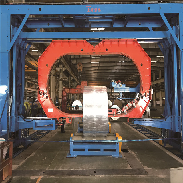 Máquina bobinadora de bobina ancha (tipo doble C)