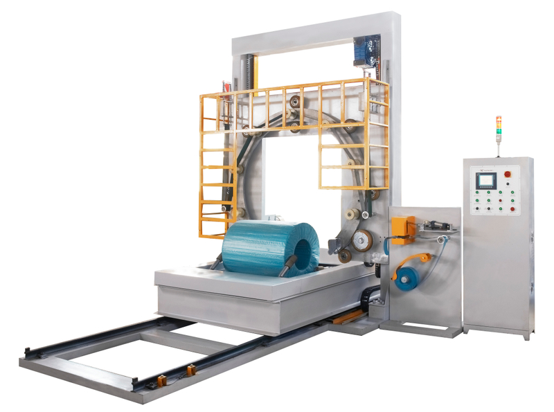Máquina empacadora de bobinas de acero tipo carro GD600