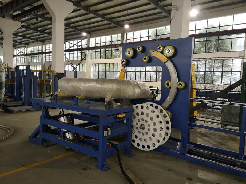 Máquina bobinadora y elevadora de bobinas grandes GW400