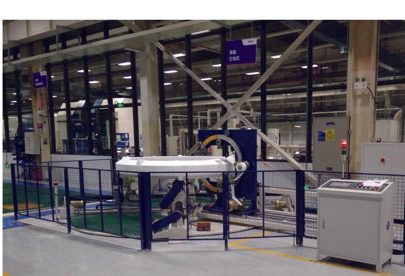 Máquina empacadora de rodamientos súper grandes KW3500